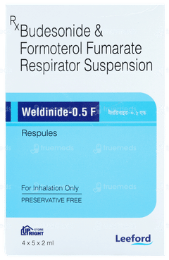 Weldinide 0.5 F 2ml Pack Of 5 Respules Weldinide 0.5 F 2ml Pack Of 5 Respules
